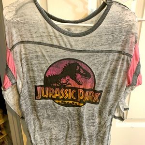 Jurassic park 3/4 sleeve top